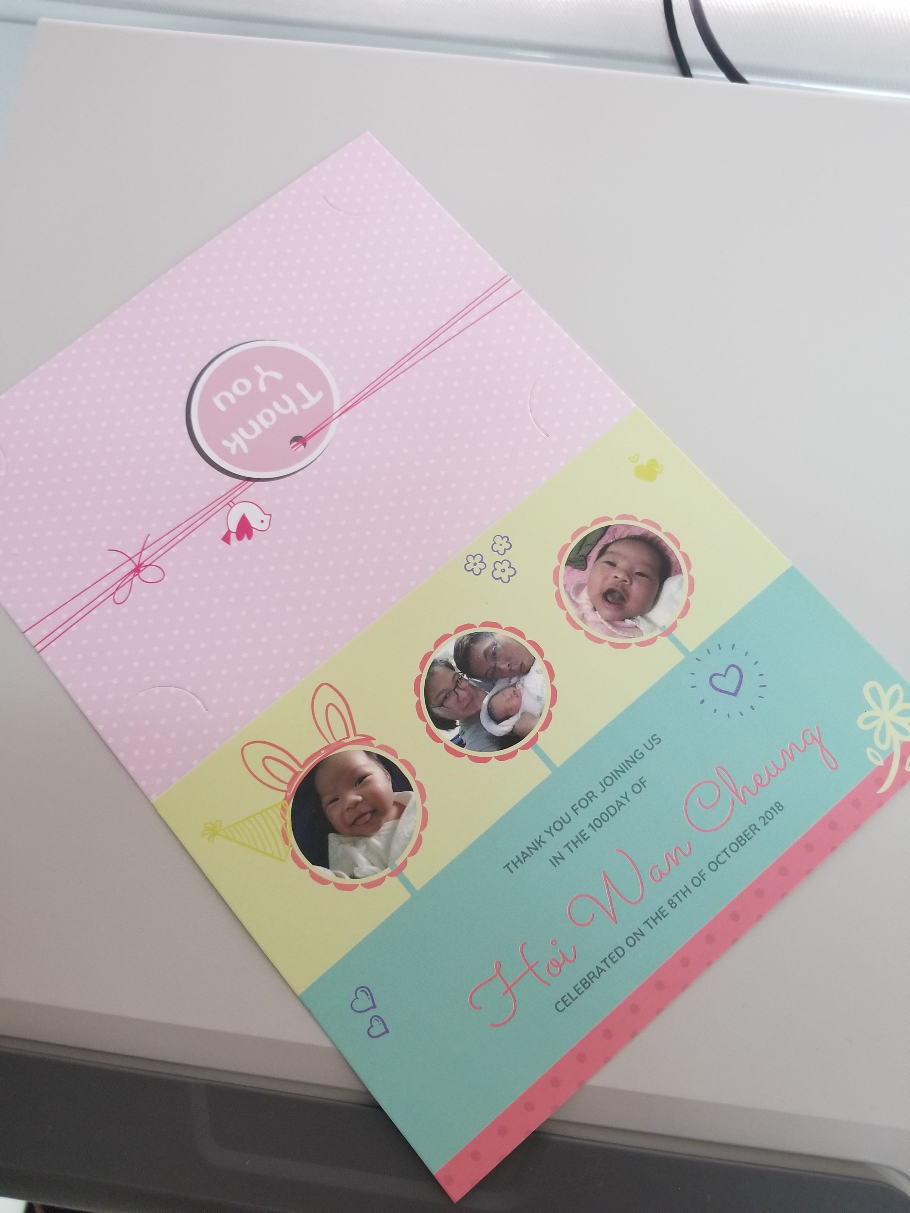 Thank you card